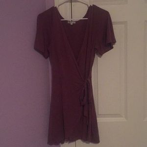 Wrap up Mini Dress